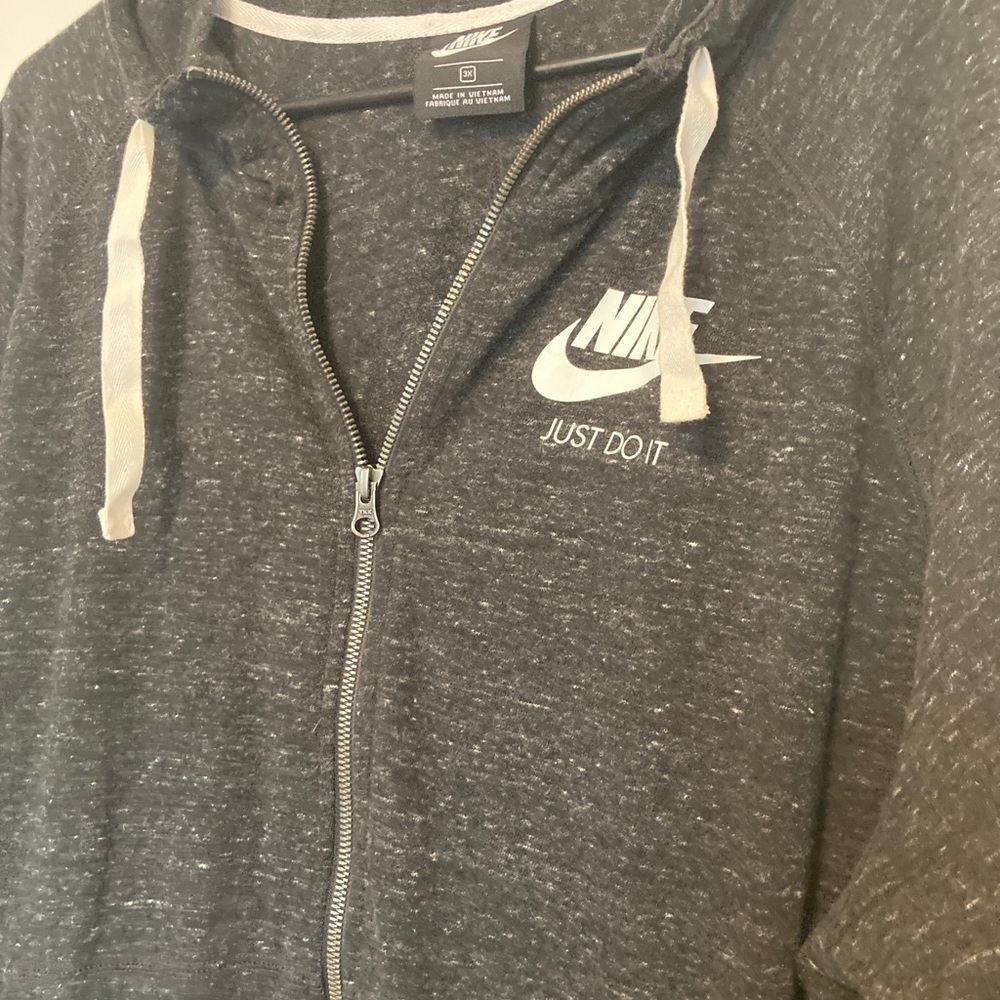 Nike zippered hoodie